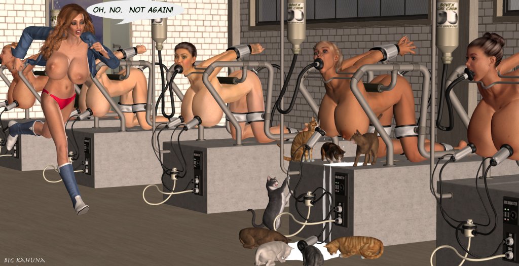 More related bdsm girl on milking machine drawings and cartoons.