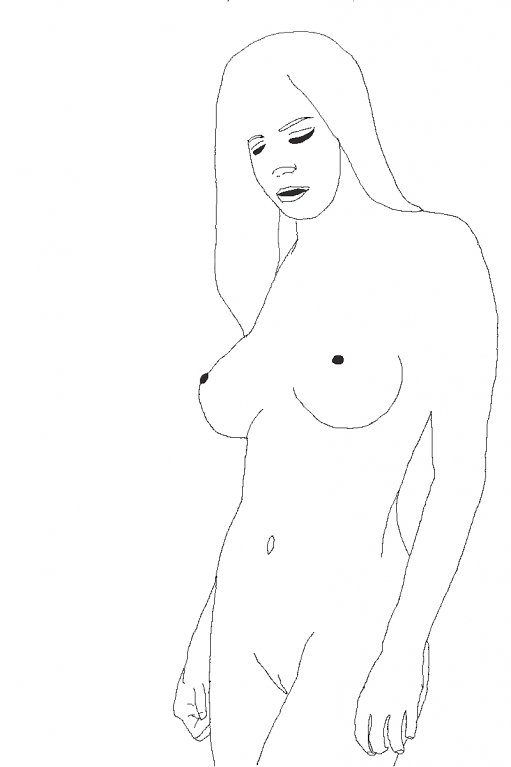 Line Drawing Nude 80
