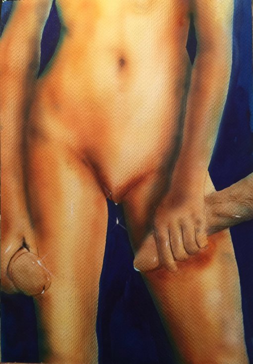 Mmf Threesome Erotic Art